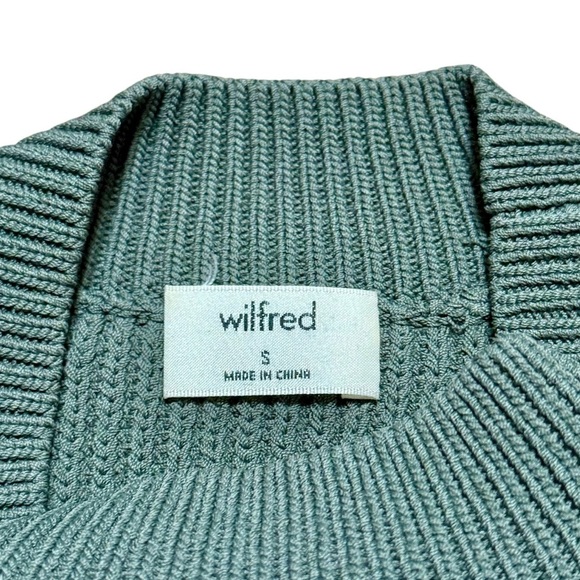 Wilfred Sz S Crevier Knit Sleeveless Top Green - Picture 3 of 6